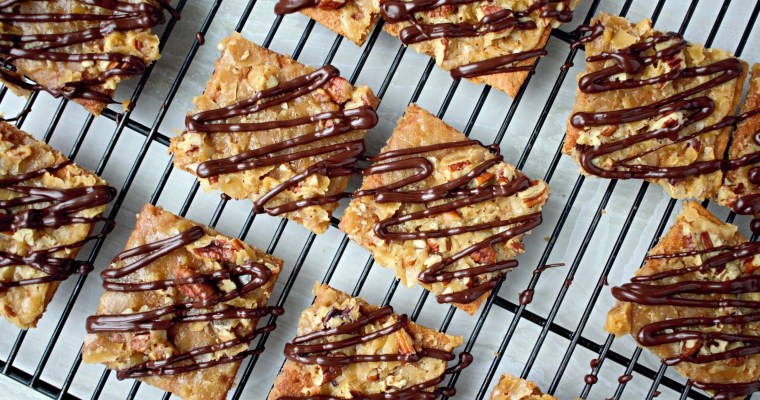 Chocolate Caramel Graham Cracker Cookies