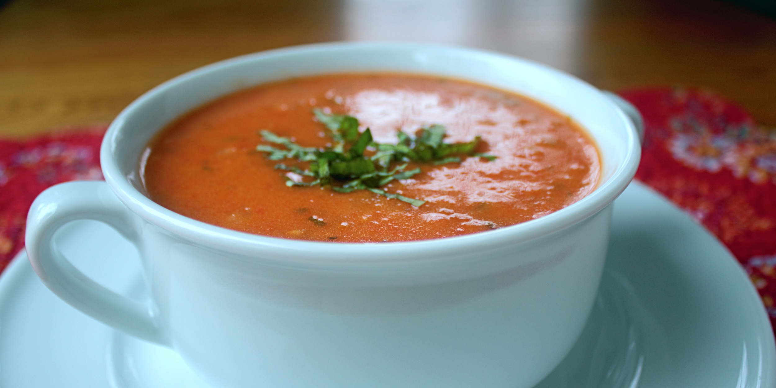 Tomato Basil Soup • Saturdays with Frank